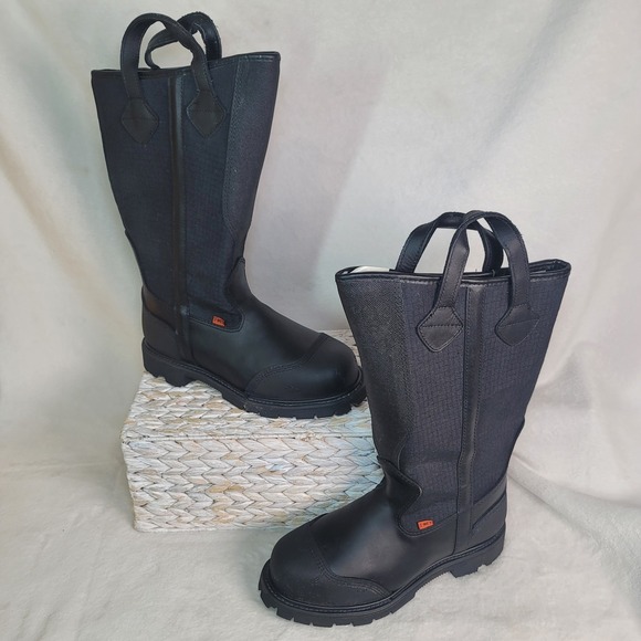 Thorogood Firefighting Boots Steel Safety Toe Work High 804-6378 Men 7.5XW W/9XW